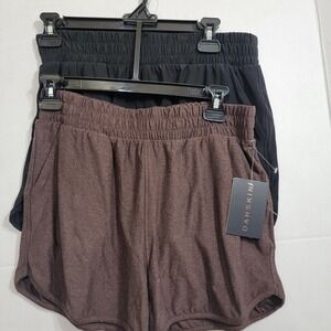 Danskin‎ Women Tulip Hem Shorts Size S- 2 PACK Supersoft Cloud Jersey Atleisure
